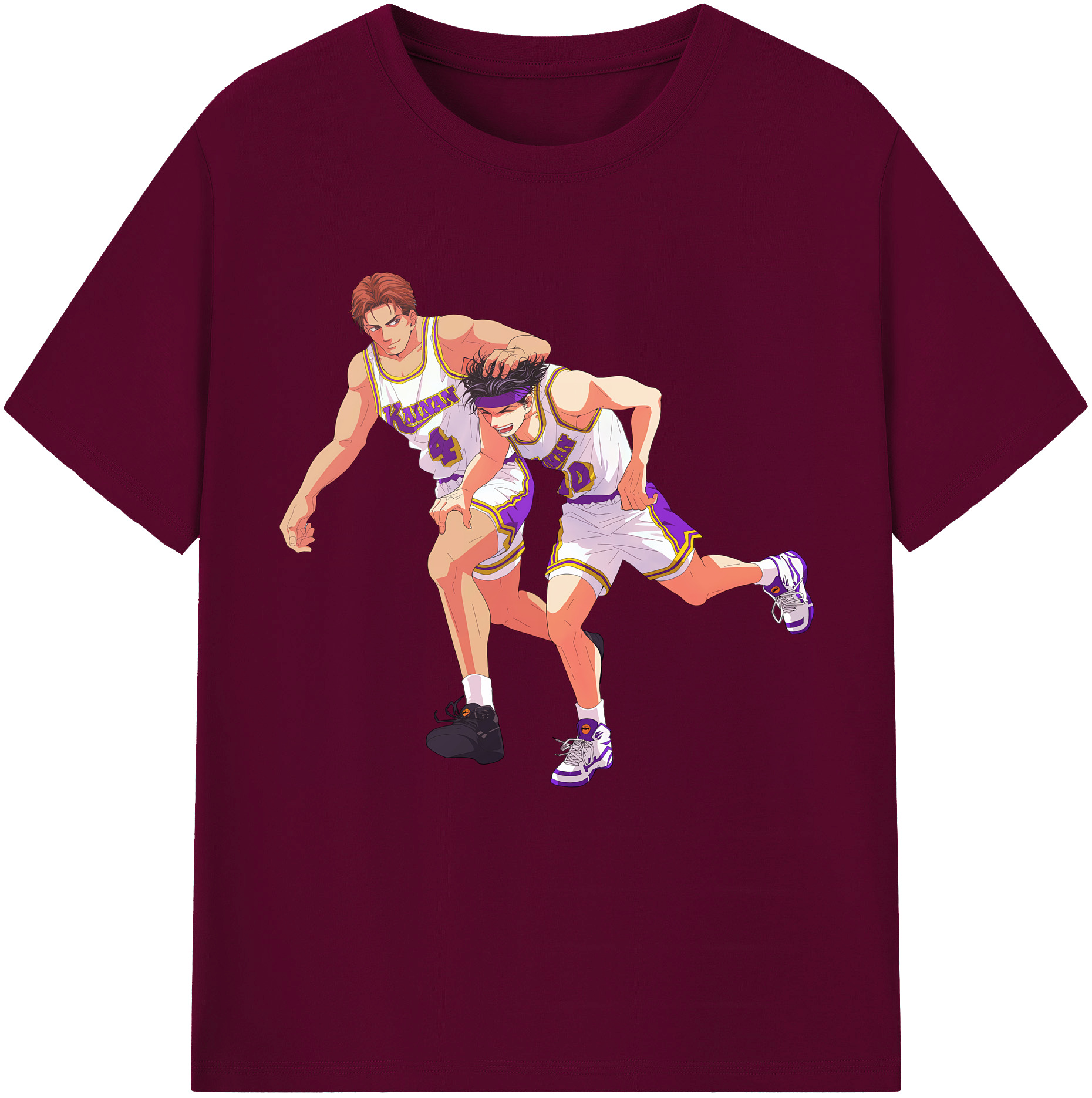 （画像用） SLAM DUNK／スラムダンク レディースカジュアルプリントTシャツ（綿100％）